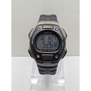 Timex Ironman Classic 30 Lap Watch 41mm Indiglo WR100M New Battery Quartz Mens